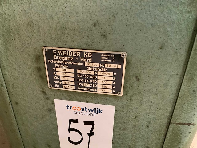F.weider sb-250 laskar - afbeelding 3 van  3
