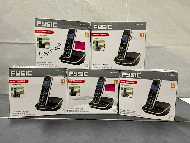 Fysic fx-6000 huistelefoon (5x) - afbeelding 1 van  3