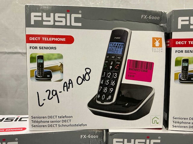 Fysic fx-6000 huistelefoon (5x) - afbeelding 2 van  3