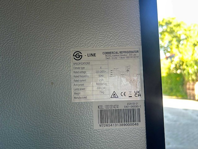 G-line - professionele koelkast 400 liter - afbeelding 10 van  10