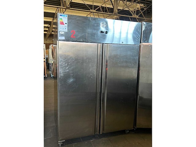 G-line - professionele rvs 2-deurs vrieskast 791 liter - afbeelding 1 van  10