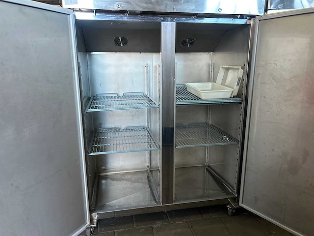 G-line - professionele rvs 2-deurs vrieskast 791 liter - afbeelding 6 van  10