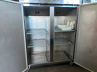G-line - professionele rvs 2-deurs vrieskast 791 liter - afbeelding 6 van  10