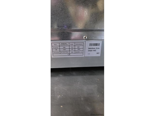 G-line hetelucht oven - afbeelding 3 van  3