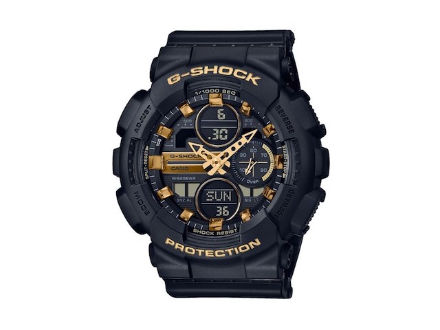 G-shock classic style gma-s140m-1aer heren horloge zwart - afbeelding 1 van  4