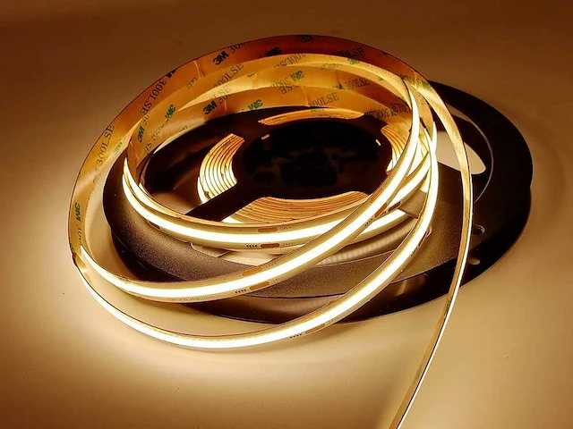G-tec professionele cob led strip rol, 50 meter, extra warm wit - afbeelding 1 van  10