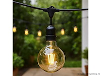 G95 amber filament lamp - 6w - e27 - dimbaar - ip20 (x80)