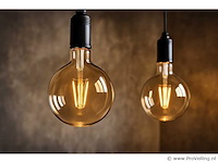 G95 amber filament lamp – 6w – e27 – dimbaar – ip20 (x80) - afbeelding 3 van  5
