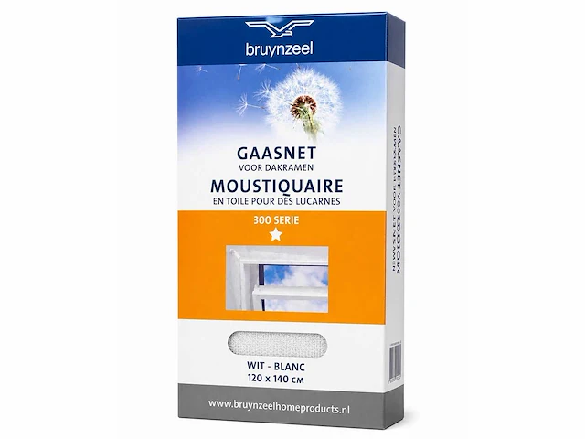 Gaasnet insectenhor zelfklevend voor dakraam (508x) - afbeelding 1 van  4