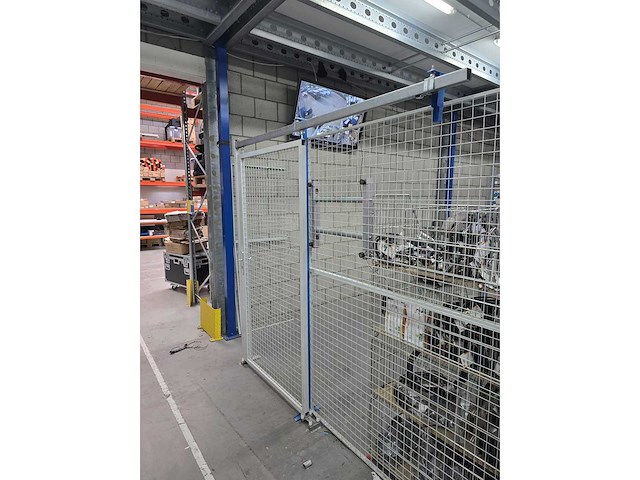 Gaaswand magazijn hekwerk - circa 12 meter - afbeelding 9 van  11