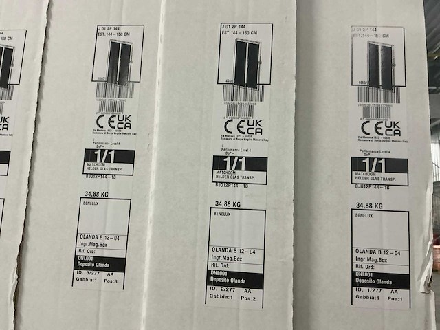 Gabbia j 01 2p 144 douchewand (2x) - afbeelding 2 van  4