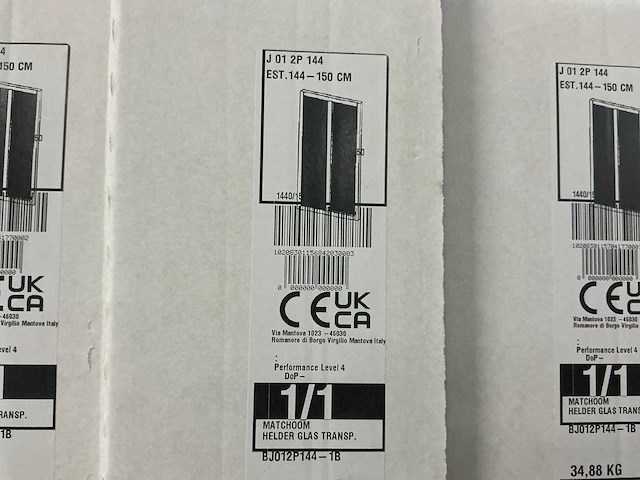 Gabbia j 01 2p 144 douchewand (2x) - afbeelding 3 van  4