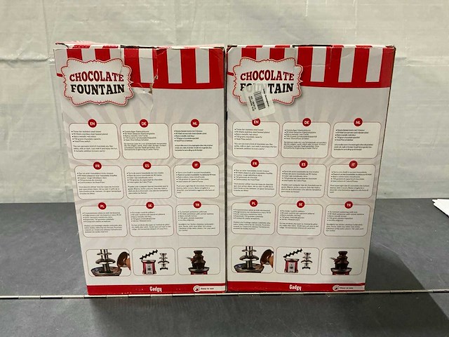 Gadgy 3-traps chocoladefontein (2x) - afbeelding 5 van  5