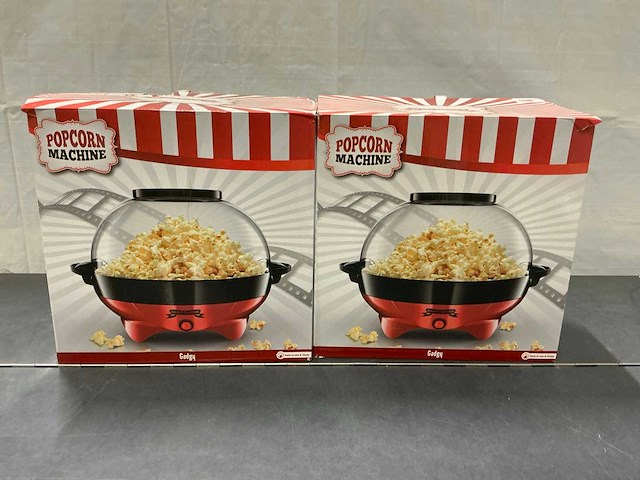 Gadgy classics popcorn machine (2x) - afbeelding 1 van  5