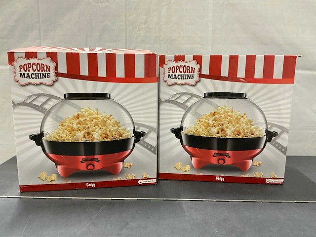 Gadgy classics popcorn machine (2x) - afbeelding 1 van  5