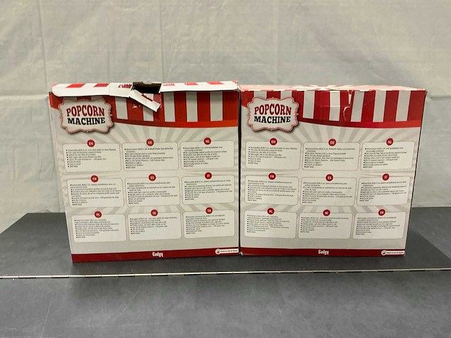 Gadgy classics popcorn machine (2x) - afbeelding 2 van  5