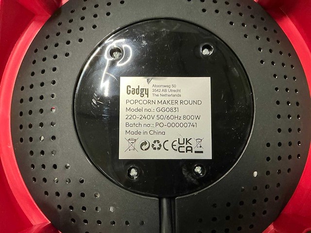 Gadgy classics popcorn machine (2x) - afbeelding 4 van  5