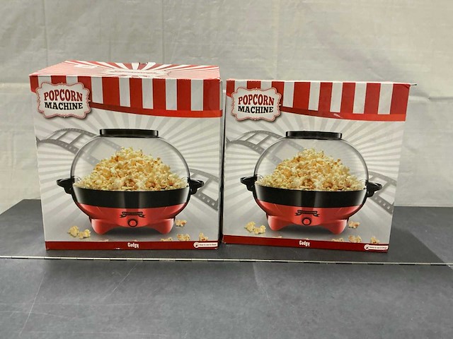 Gadgy classics popcorn machine (2x) - afbeelding 1 van  5