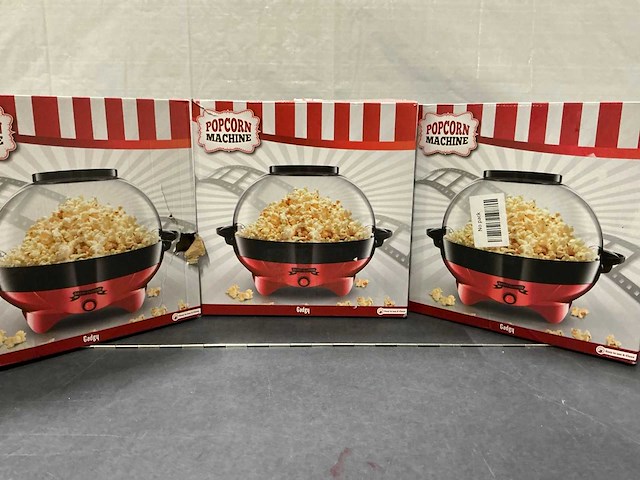 Gadgy classics popcorn machine (3x) - afbeelding 2 van  3