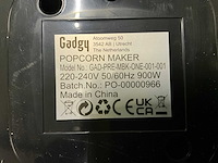 Gadgy classics retro popcorn machine (2x) - afbeelding 2 van  5