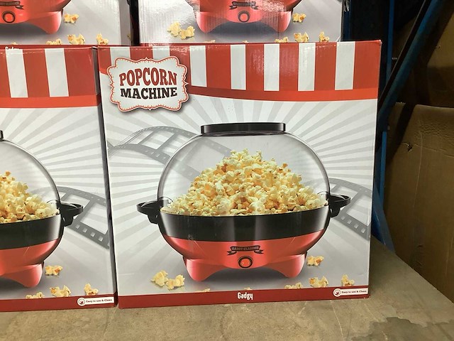 Gadgy popcorn machine (7x) - afbeelding 3 van  4