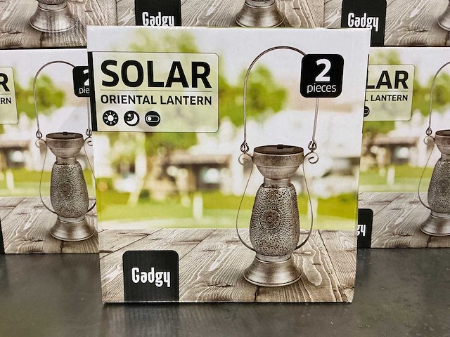 Gadgy solar tafellamp (2pcs) (18x) - afbeelding 3 van  5
