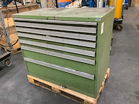 Gaerner gelagerde ladekast met onderdelen van reinhardt kitmachines - afbeelding 1 van  7