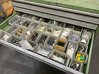 Gaerner gelagerde ladekast met onderdelen van reinhardt kitmachines - afbeelding 4 van  7