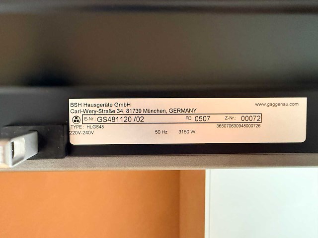 Gaggenau - gs481120 - combi-stoomoven (c) - afbeelding 4 van  4