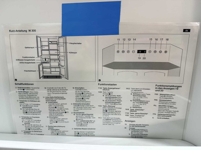 Gaggenau - ik300 - amerikaanse koelkast - afbeelding 4 van  5