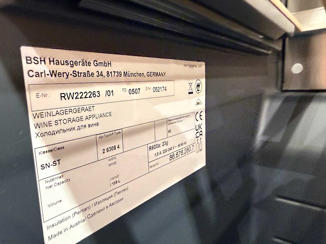 Gaggenau - rw222263 - wijnklimaatkast (c) - afbeelding 4 van  4