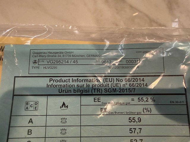 Gaggenau vg295214 en keramisch aanrecht blad - afbeelding 16 van  16