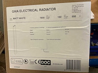 Gaia designradiator elektrisch 15x180 cm - afbeelding 2 van  2