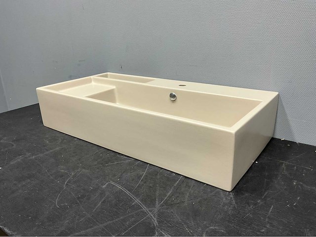 Galassia - next 7502nemt - porselein wastafel 100 x 45 cm - afbeelding 3 van  5