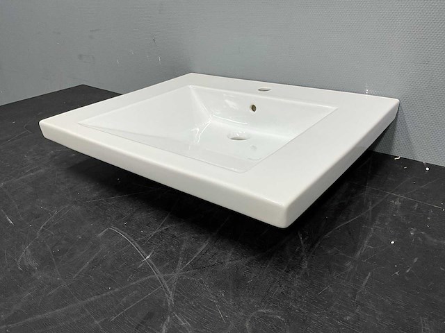 Galassia - porselein wastafel 70 x 57 cm - afbeelding 3 van  5