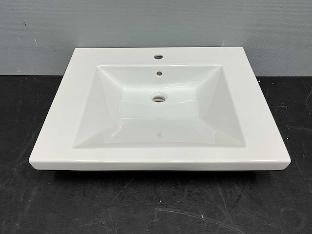 Galassia - wm700mv1-112 - porselein wastafel 70 x 57 cm - afbeelding 1 van  5