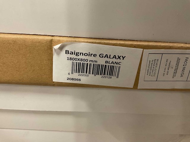 Galaxy - 180x80cm - inbouwbad - afbeelding 3 van  3