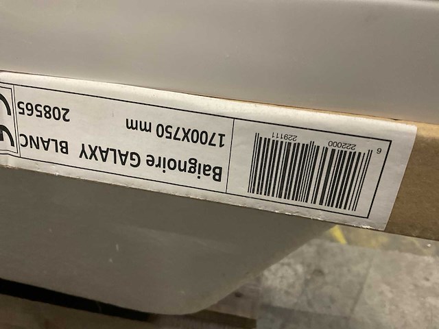 Galaxy 170x75cm inbouwbad (3x) - afbeelding 7 van  7