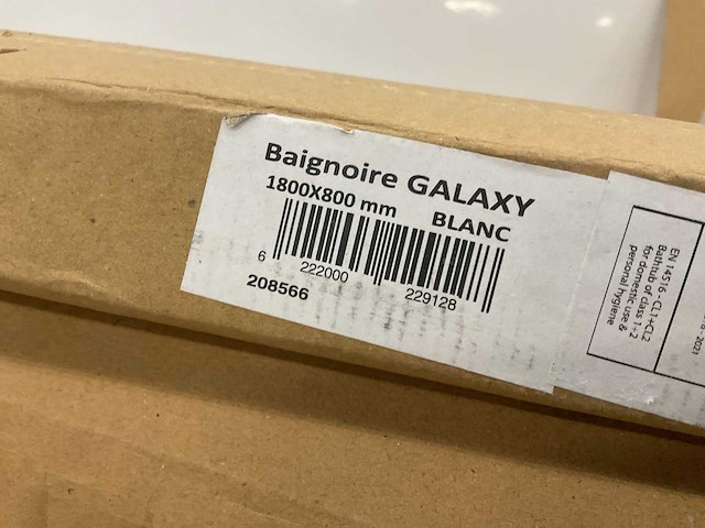 Galaxy 180x80cm inbouwbad (10x) - afbeelding 3 van  3