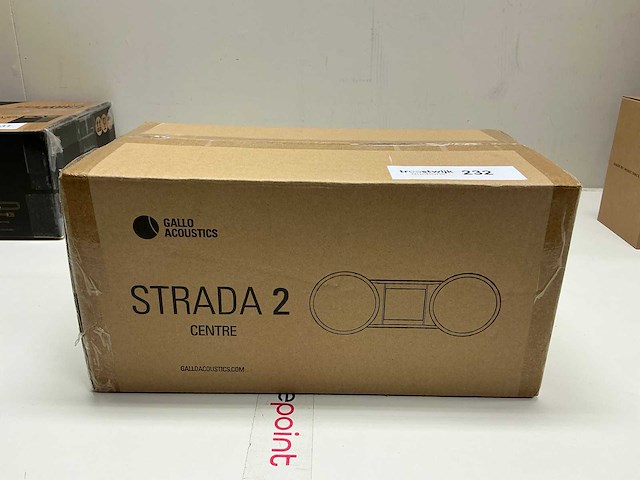 Gallo acoustics strada 2 centre stainless steel/ black reference speaker - afbeelding 2 van  2