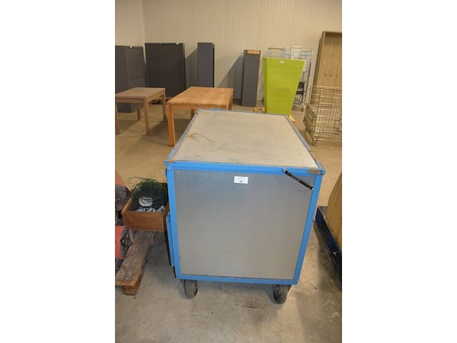 Galva rolkast blauwe kleur afm. 120x80 - afbeelding 1 van  7