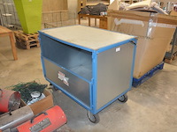 Galva rolkast blauwe kleur afm. 120x80 - afbeelding 2 van  7