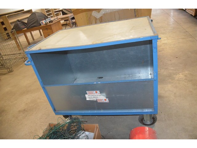 Galva rolkast blauwe kleur afm. 120x80 - afbeelding 3 van  7
