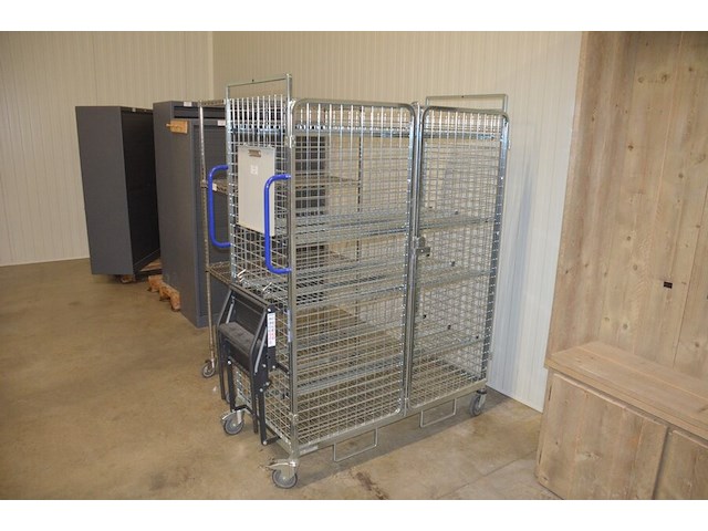 Galva rolrek 4 leggers afm. 130x65x182 - afbeelding 2 van  9