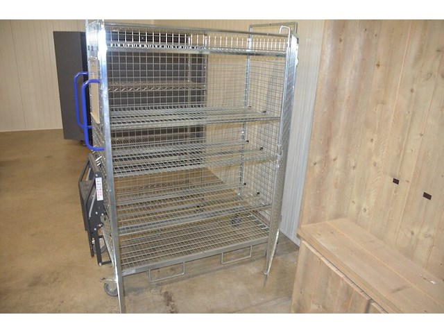 Galva rolrek 4 leggers afm. 130x65x182 - afbeelding 3 van  9