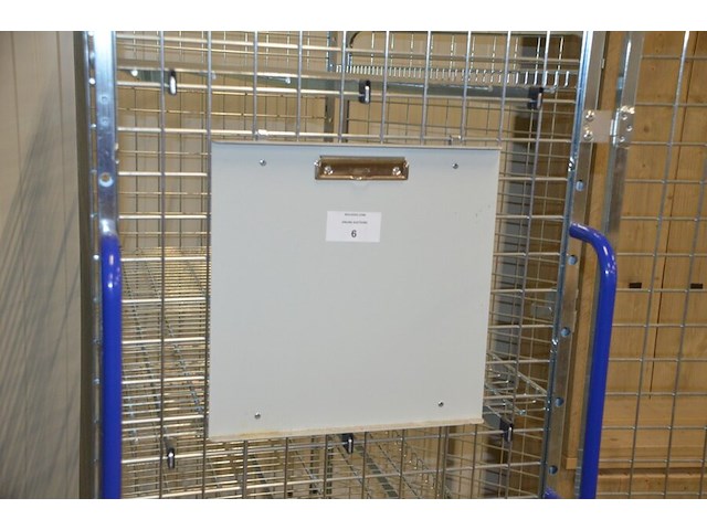 Galva rolrek 4 leggers afm. 130x65x182 - afbeelding 8 van  9