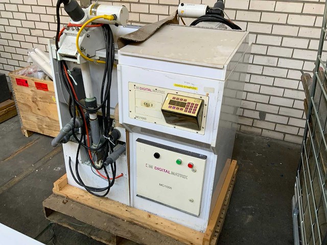 Galvanic electroforming cd/dvd master production installatie 1998 digital matrix corporation mc / 1000 geautomatiseerde handling cd / dvd reinigingscel opstelling - afbeelding 7 van  13