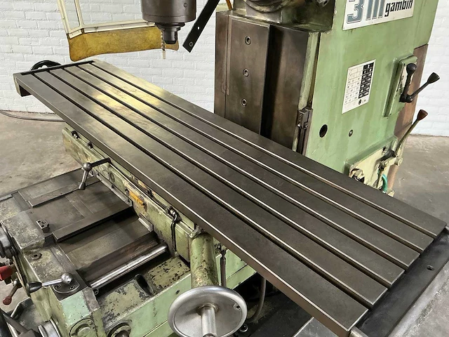 Gambin - 1969 - 3m, 1000x420x710mm - universele freesmachine - afbeelding 4 van  17
