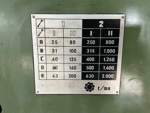 Gambin - 1969 - 3m, 1000x420x710mm - universele freesmachine - afbeelding 6 van  17