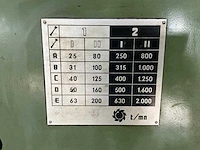 Gambin - 1969 - 3m, 1000x420x710mm - universele freesmachine - afbeelding 6 van  17